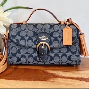 Denim Coach Crossbody